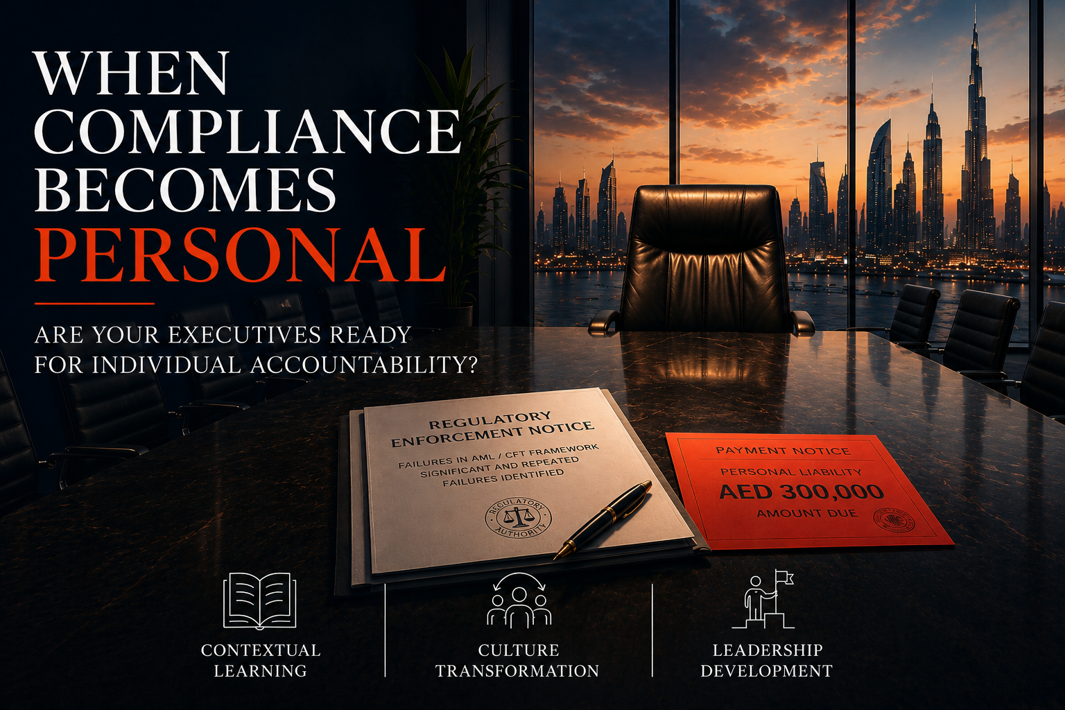 The AED 300,000 Invoice: Why UAE Regulators Are Making Compliance Personal
